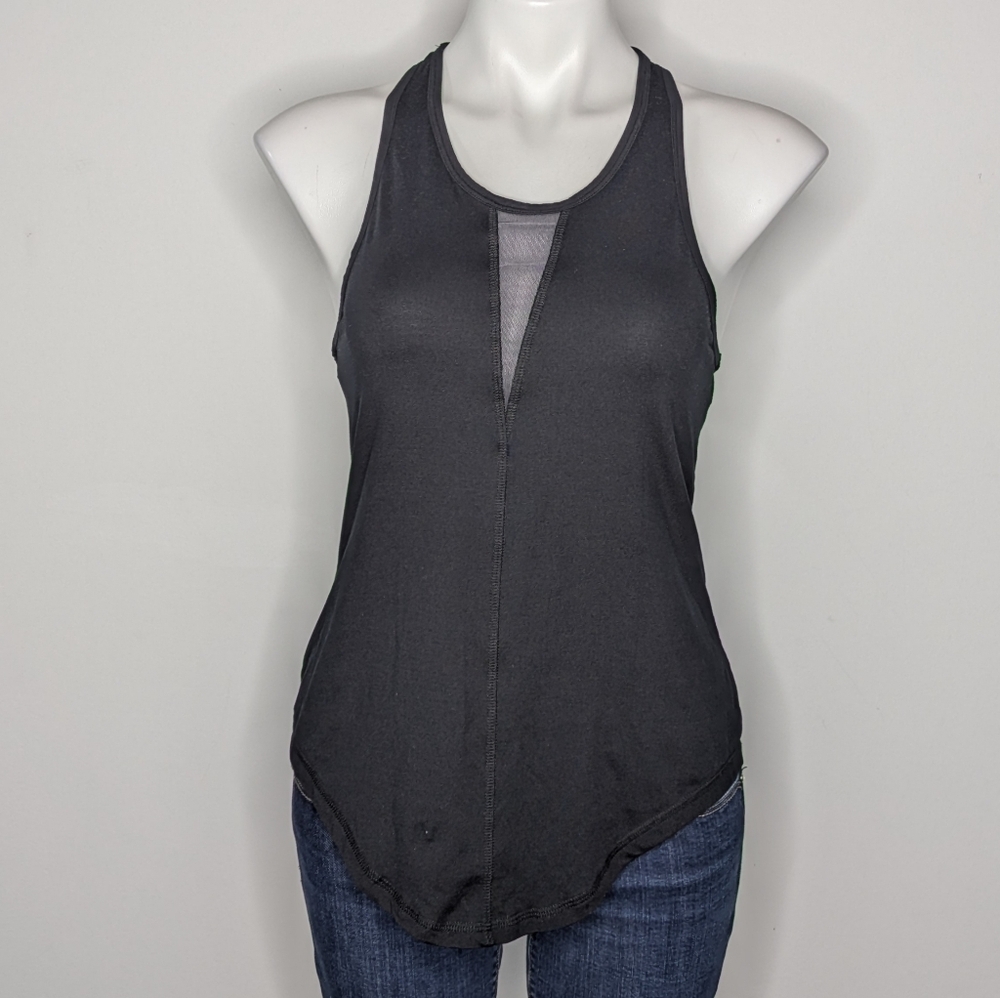 Zyia Black Sleeveless Exercise Workout Athletic Tank Top M